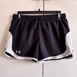 Under Armour Women's Athletic Shorts in Black and White